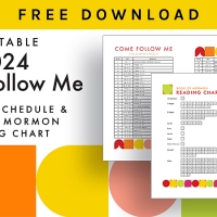 2024 Come Follow Me Schedule & Book of Mormon Reading Chart: Free Download!